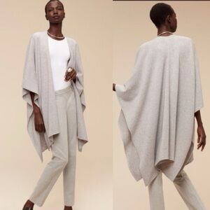 Babaton Cashmere “Lenny” Aritzia Open Front Cape